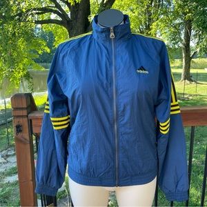 Vintage Adidas Windbreaker Jacket Mens Large